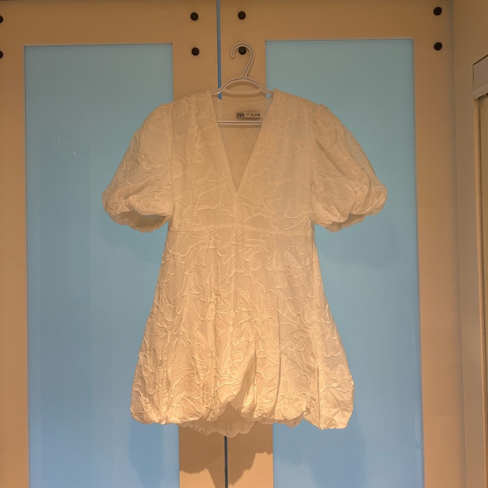 Zara Embroidered Voluminous Dress
